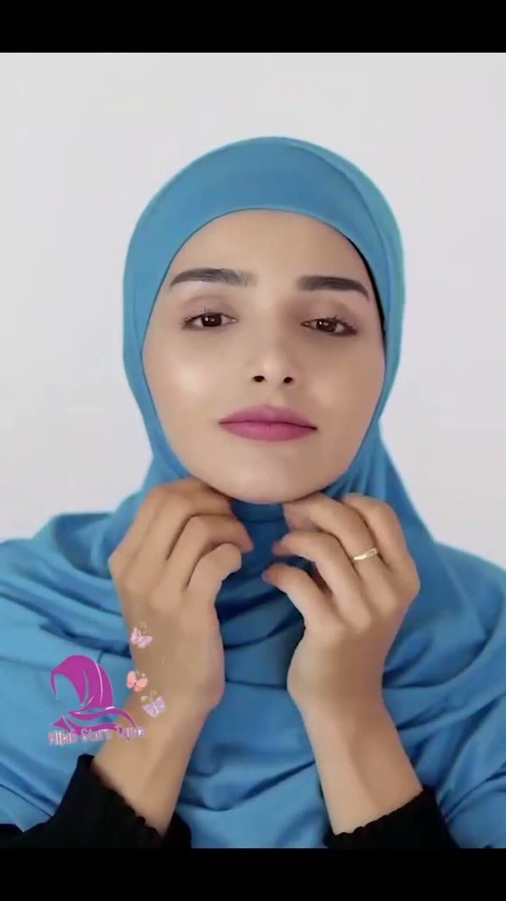 Shami pambuk me dy forma, ngjyra blu
