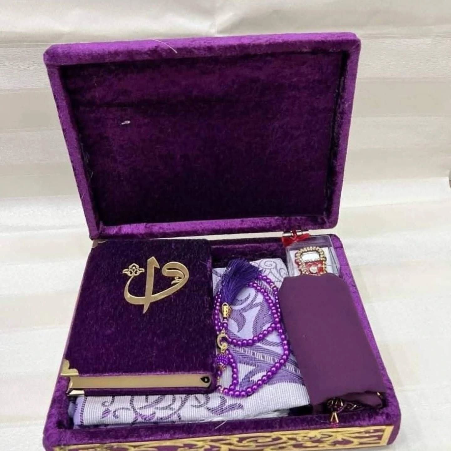 Set me sënduk me 6 pjesë, ngjyra vjollcë